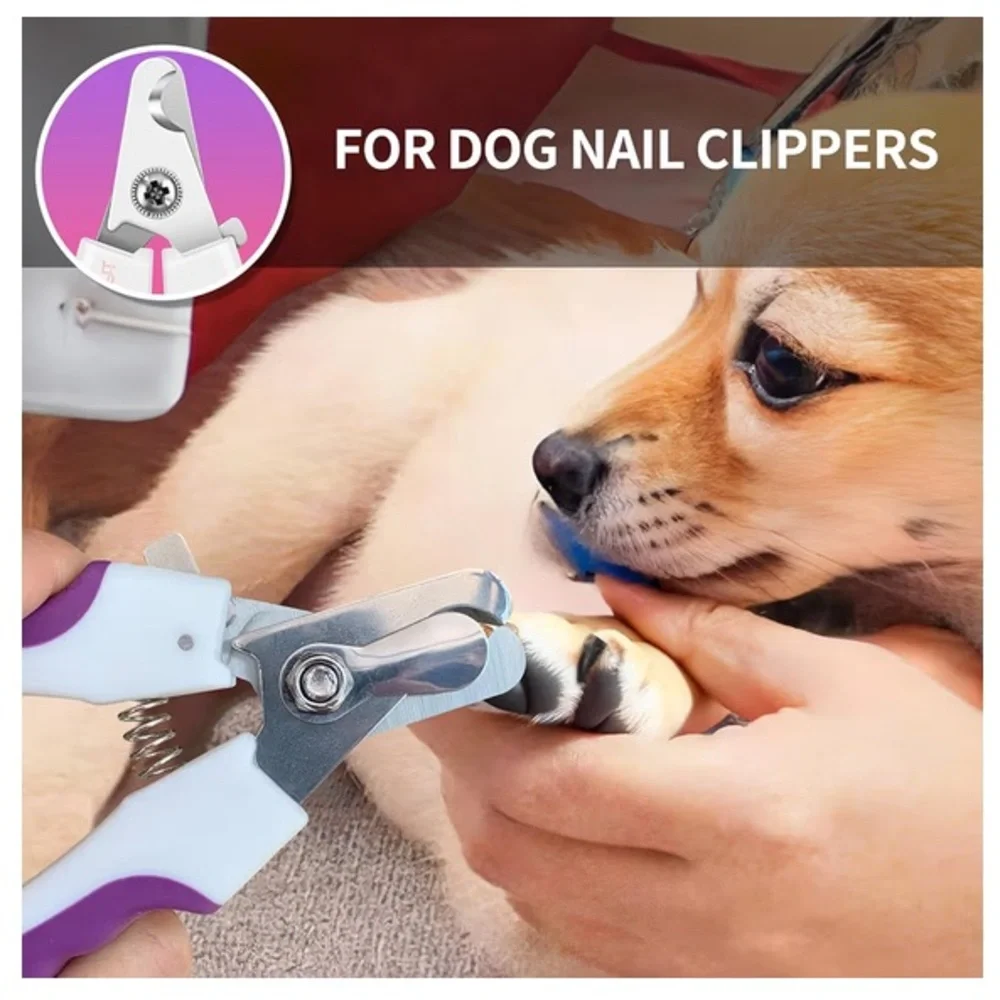 Pink Pet Nail Clippers with File